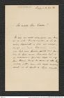 Nachlass Franz Steindachner, Brief von Rud. Leuntag an Franz Steindachner (24.07.1883), Inv.Nr. 300.01, Seite 1